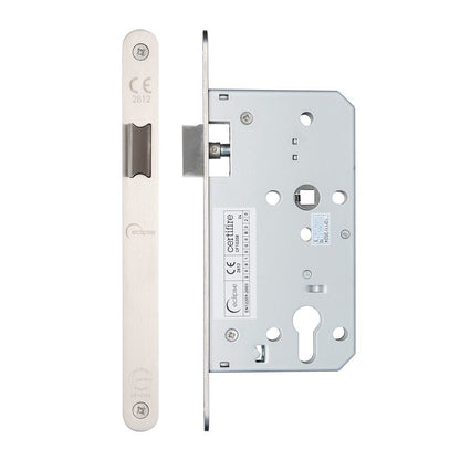 Frisco Eclipse Satin Stainless Steel Din Latch Radius 60mm - JJ Building Materials