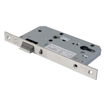 Frisco Eclipse Satin Stainless Steel Din Nightlatch Square 60mm - JJ Building Materials