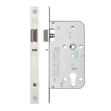 Frisco Eclipse Satin Stainless Steel Din Nightlatch Square 60mm - JJ Building Materials
