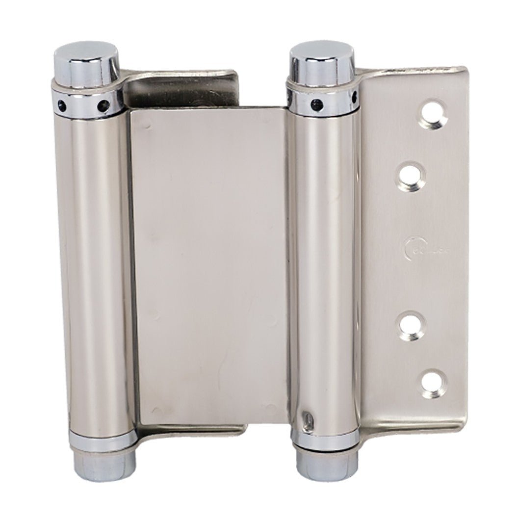 Frisco Eclipse Satin Stainless Steel Double Action Spring Hinge - JJ Building Materials