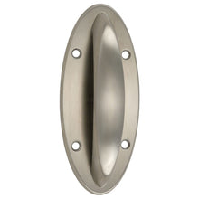 Frisco Eclipse Satin Stainless Steel Eclipse Pinch Grip Handle on Plate - JJ Building Materials