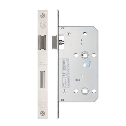 Frisco Eclipse Satin Stainless Steel Key/Key Euro Sashlock DIN Kit - JJ Building Materials