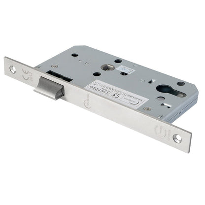 Frisco Eclipse Satin Stainless Steel Latch DIN kit - JJ Building Materials