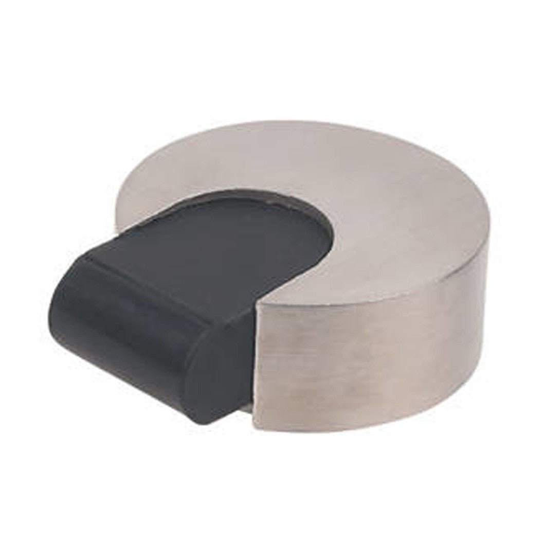 Frisco Eclipse Satin Stainless Steel Slanted Buffer Floor Door Stop - JJ Building Materials