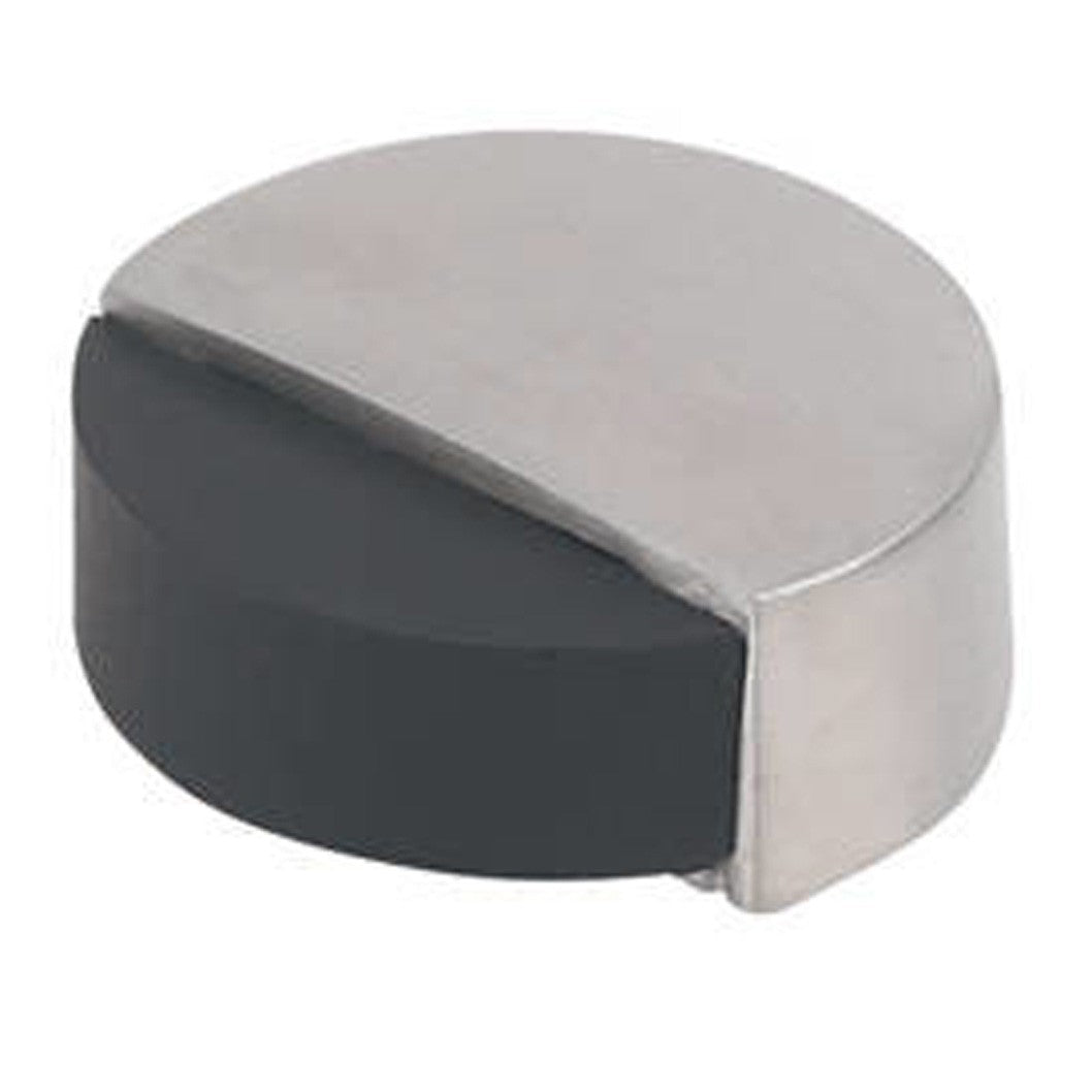 Frisco Eclipse Satin Stainless Steel Solid Half Moon Buffer Floor Door Stop - JJ Building Materials