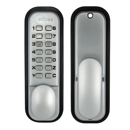 Frisco Eclipse Silver ED15 Eclipse Digital Lock (Fire Rated) - JJ Building Materials