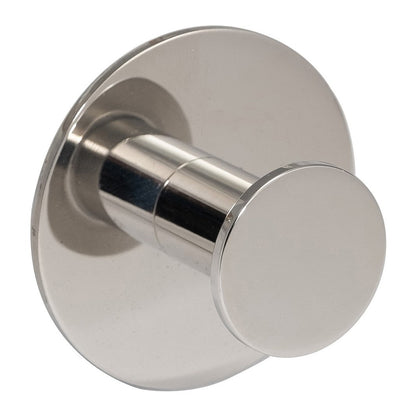 Frisco Eclipse Single Circular Self-Adhesive Coat Hook - JJ Building Materials