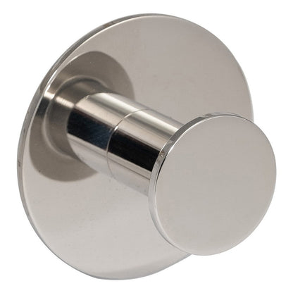 Frisco Eclipse Single Circular Self-Adhesive Coat Hook (Pre-Pack) - JJ Building Materials