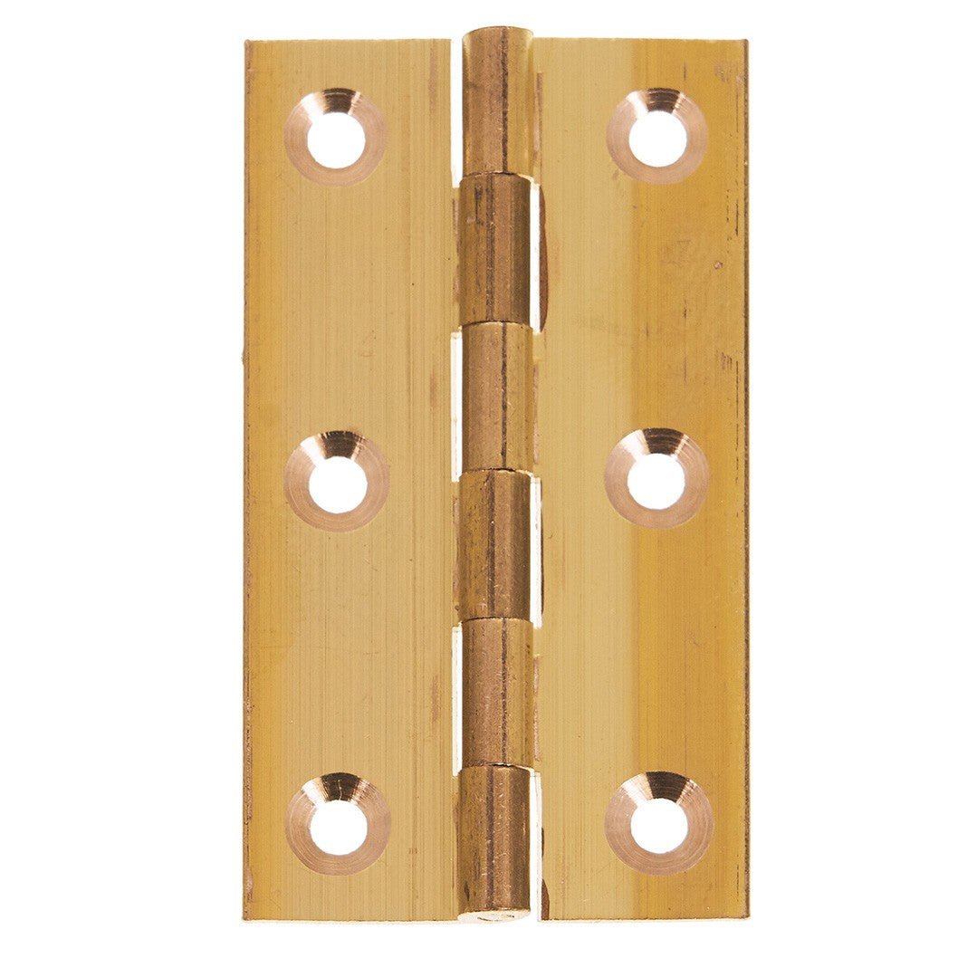 Frisco Eclipse Solid Drawn Brass Plain Butt Hinge - JJ Building Materials