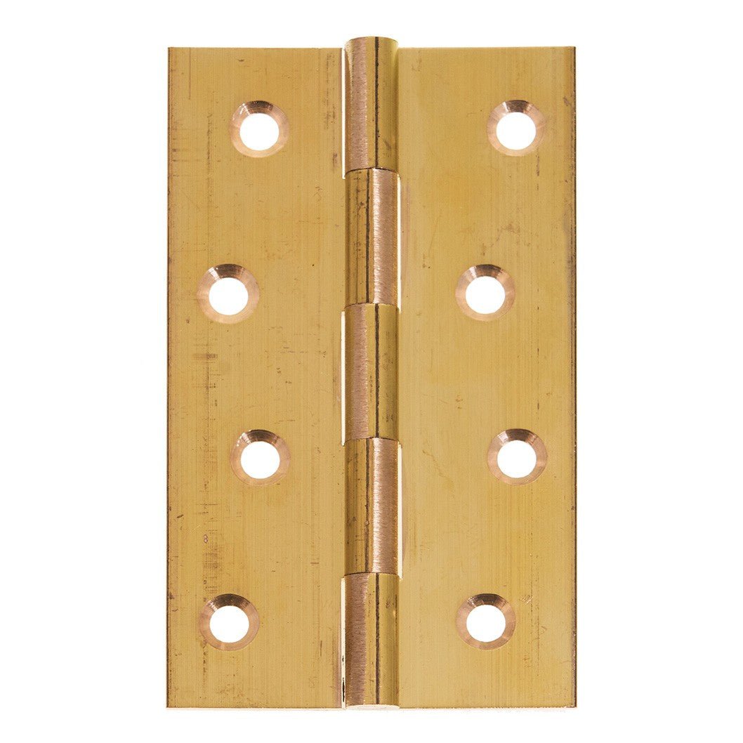 Frisco Eclipse Solid Drawn Brass Plain Butt Hinge - JJ Building Materials