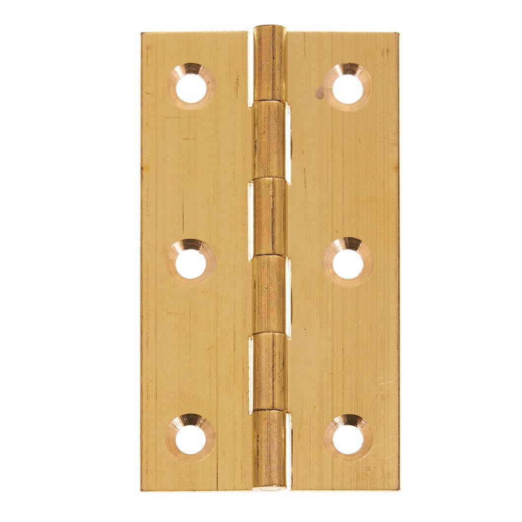 Frisco Eclipse Solid Drawn Brass Plain Butt Hinge - JJ Building Materials