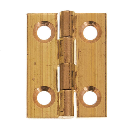 Frisco Eclipse Solid Drawn Brass Plain Butt Hinge Pair (Pre-Pack) - JJ Building Materials