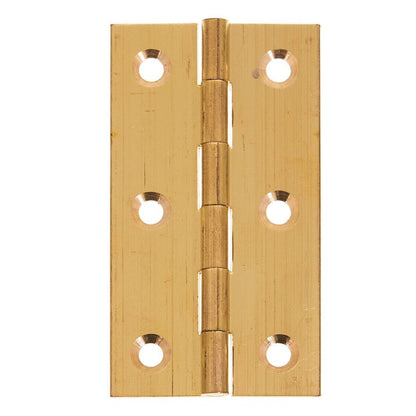 Frisco Eclipse Solid Drawn Brass Plain Butt Hinge Pair (Pre-Pack) - JJ Building Materials