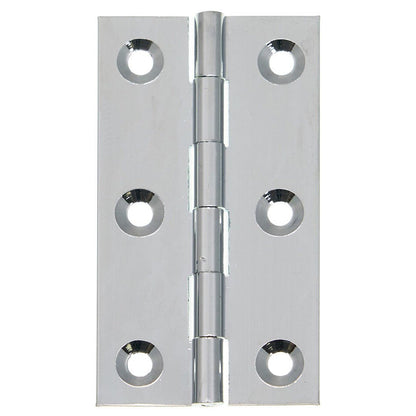 Frisco Eclipse Solid Drawn Brass Plain Butt Hinge Pair (Pre-Pack) - JJ Building Materials