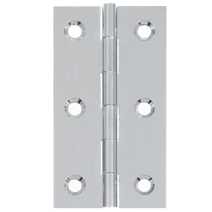 Frisco Eclipse Solid Drawn Brass Plain Butt Hinge Pair (Pre-Pack) - JJ Building Materials