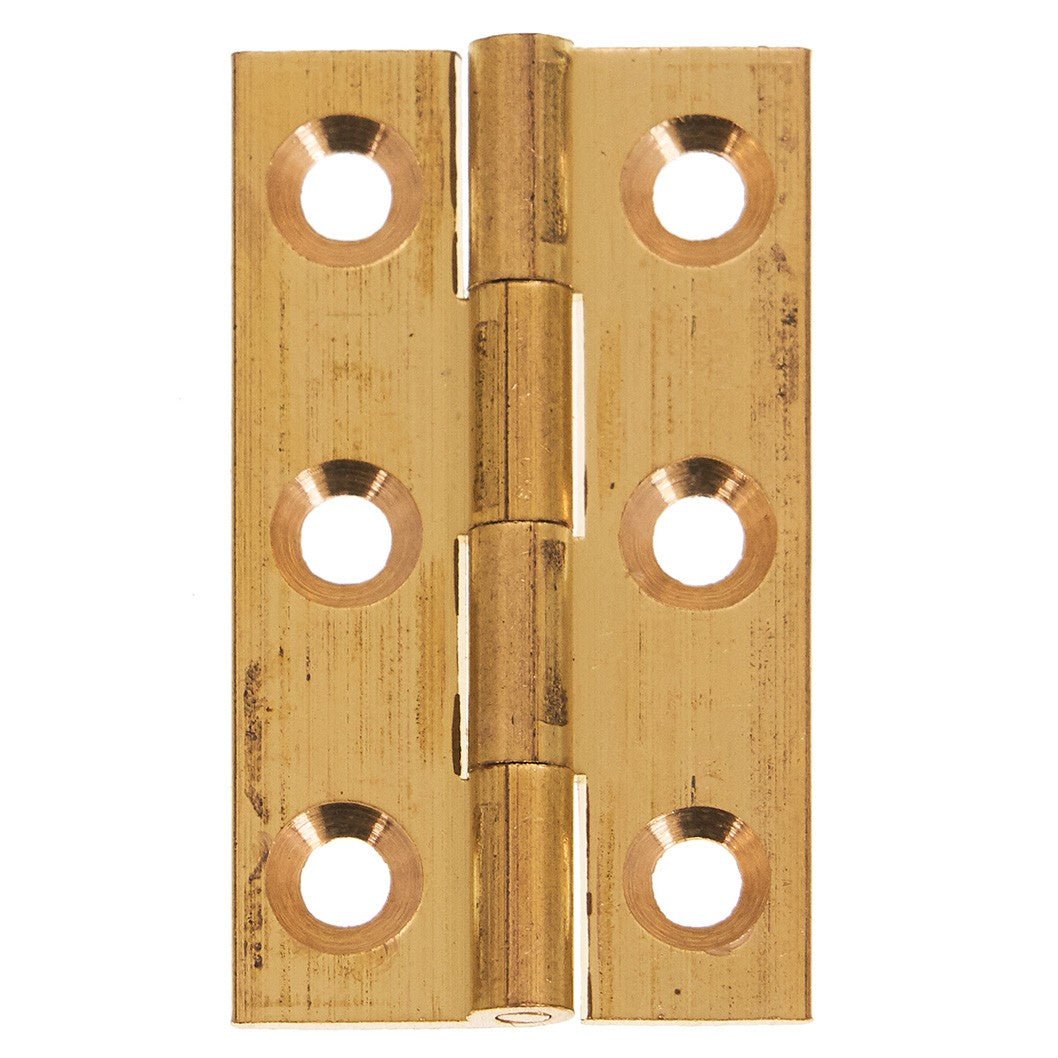 Frisco Eclipse Solid Drawn Brass Plain Butt Hinge Pair (Pre-Pack) - JJ Building Materials