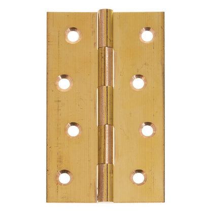 Frisco Eclipse Solid Drawn Brass Plain Butt Hinge Pair (Pre-Pack) - JJ Building Materials