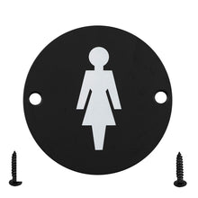Frisco Eclipse Stainless Steel 76mm Matt Black Female Symbol - JJ Building Materials