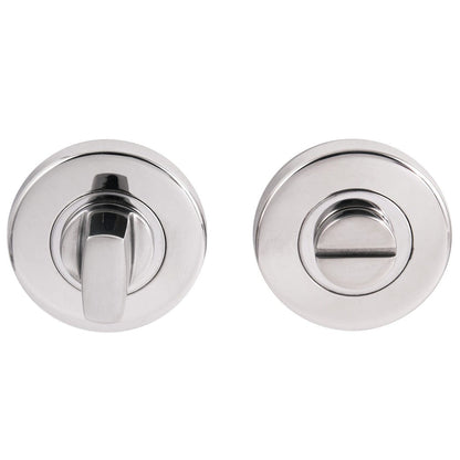 Frisco Eclipse Stainless Steel Bathroom Thumbturn & Release - JJ Building Materials