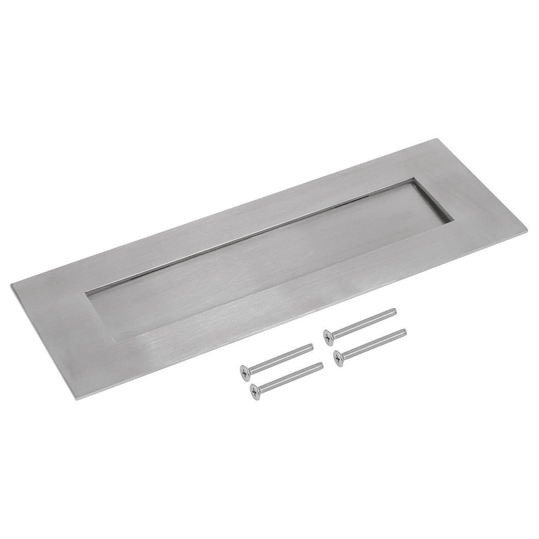 Frisco Eclipse SUS304 Satin Stainless Steel Letter Plate - JJ Building Materials