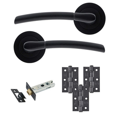 Frisco Eclipse Tifosi Freestyle Latch Pack c/w 76mm Latch 3no 76x51mm Hinges - JJ Building Materials