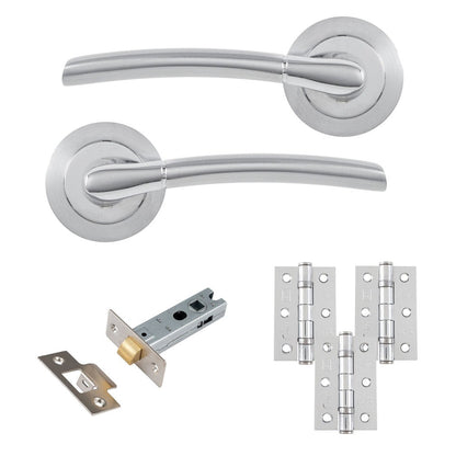 Frisco Eclipse Tifosi Freestyle Latch Pack c/w 76mm Latch 3no 76x51mm Hinges - JJ Building Materials