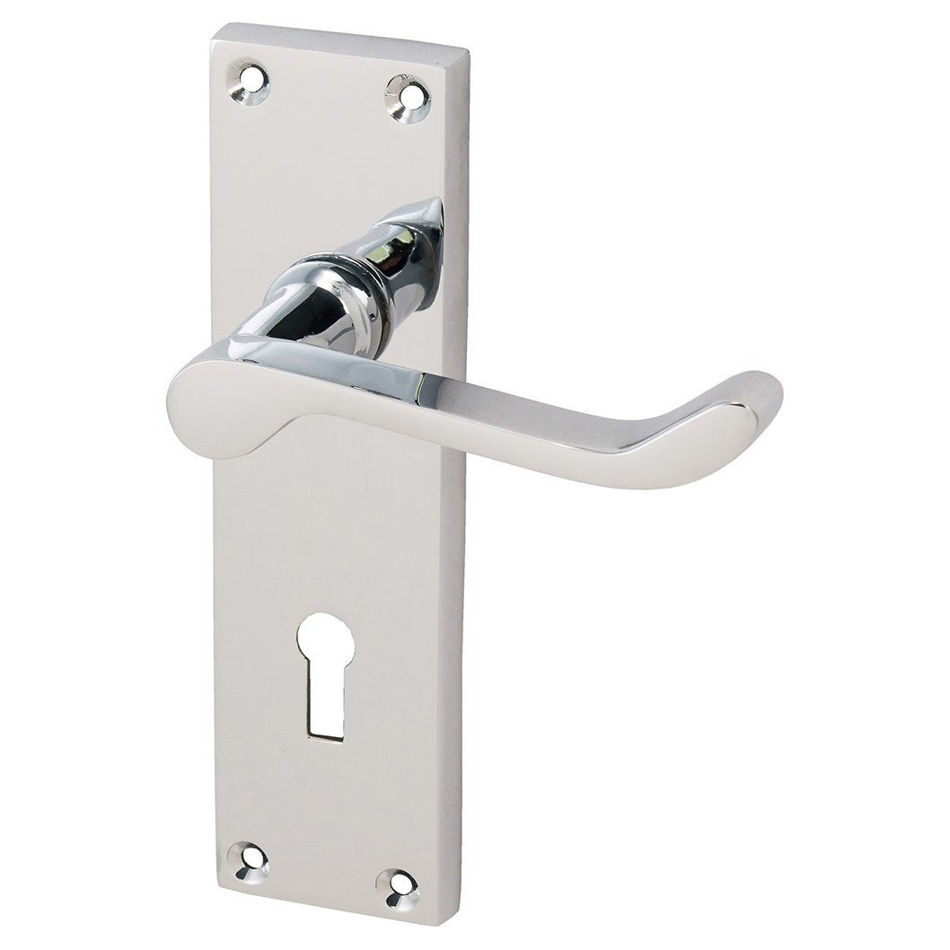 Frisco Eclipse Victorian Scroll Lever On Backplate - JJ Building Materials
