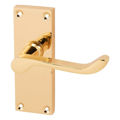 Frisco Eclipse Victorian Scroll Lever On Backplate - JJ Building Materials