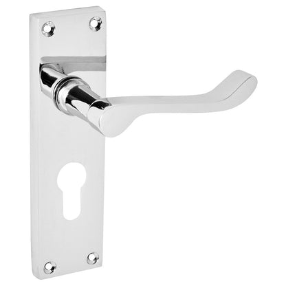 Frisco Eclipse Victorian Scroll Lever On Backplate - JJ Building Materials