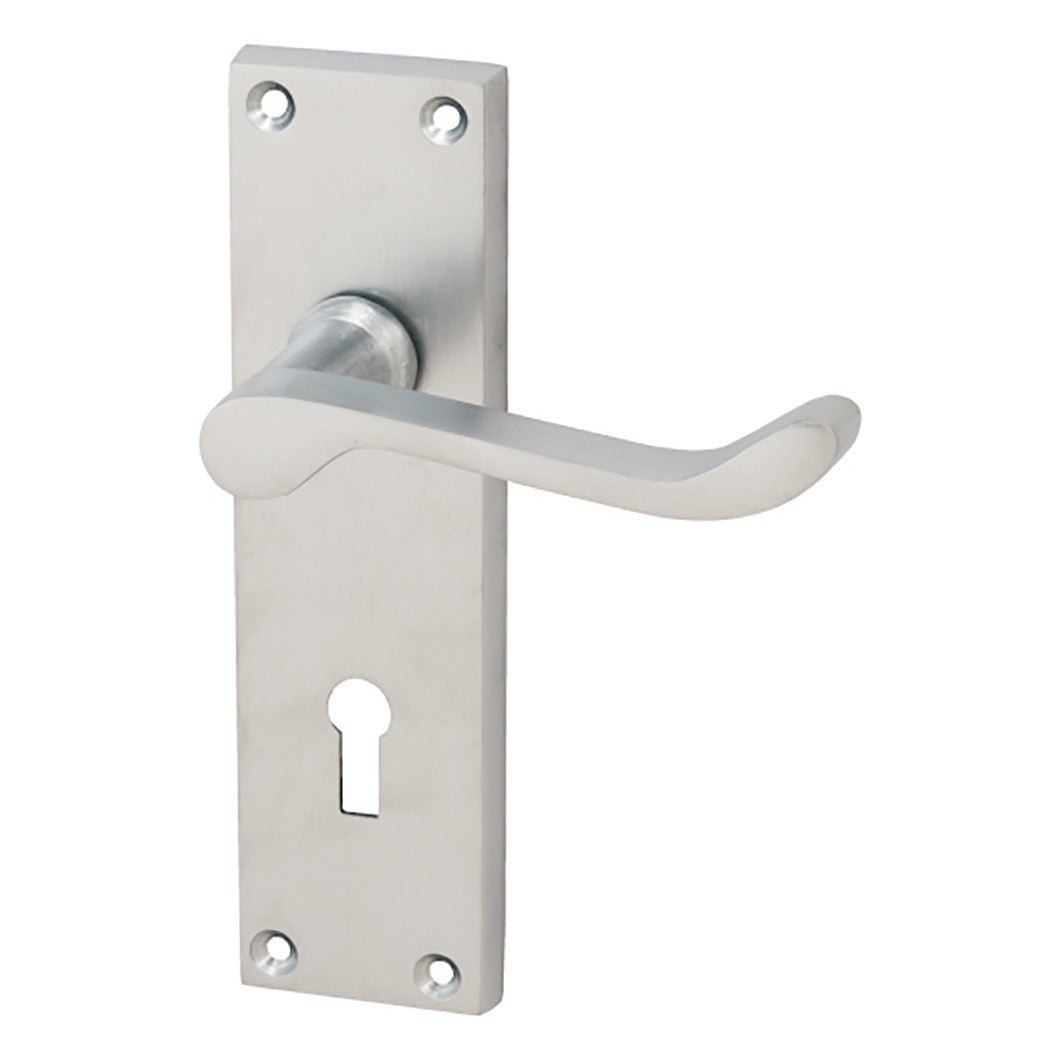 Frisco Eclipse Victorian Scroll Lever On Backplate - JJ Building Materials