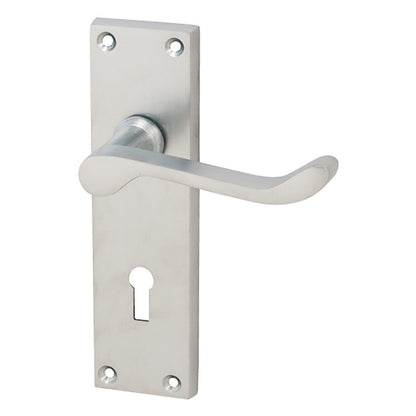 Frisco Eclipse Victorian Scroll Lever On Backplate - JJ Building Materials