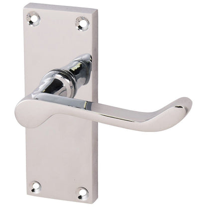 Frisco Eclipse Victorian Scroll Lever On Backplate - JJ Building Materials