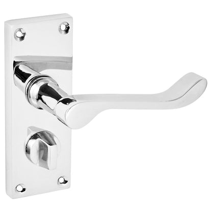 Frisco Eclipse Victorian Scroll Lever On Backplate - JJ Building Materials