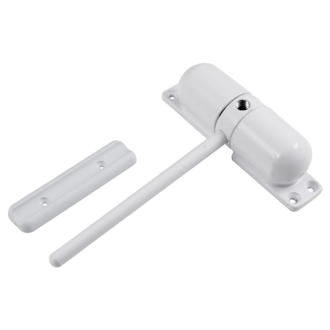 Frisco Eclipse White Surface Mounted Door Closer - JJ Building Materials