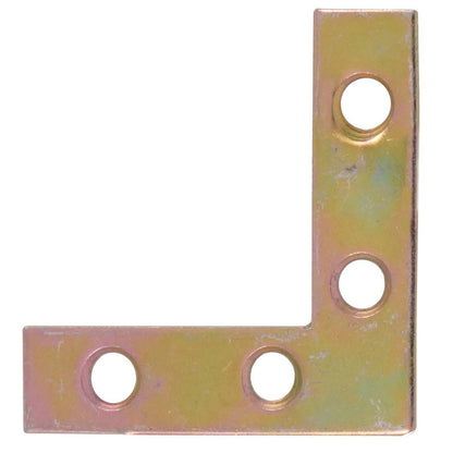 Frisco Eclipse Zinc Yellow Passivated Angle Plate - 4 Pack (Pre-Pack) - JJ Building Materials