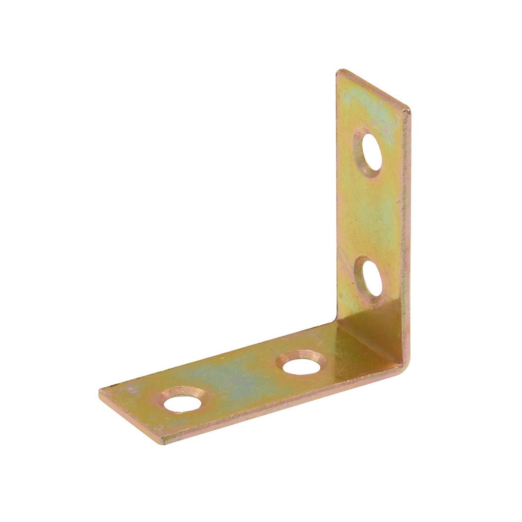 Frisco Eclipse Zinc Yellow Passivated Corner Brace - 100 Pieces - JJ Building Materials