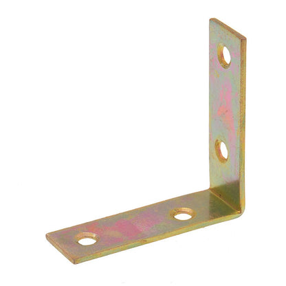 Frisco Eclipse Zinc Yellow Passivated Corner Brace - 100 Pieces - JJ Building Materials
