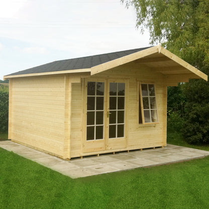Shire Glenmore Log Cabin With 28mm Log Thickness