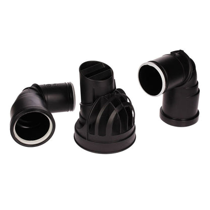 Glow - Worm Boiler Plume Management Kit (Black) - JJ Building Materials