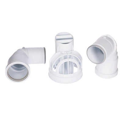 Glow - Worm Boiler Plume Management Kit (White) - JJ Building Materials