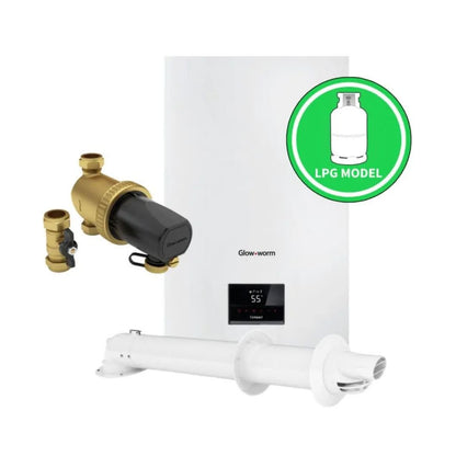 Glow - worm Compact 24 Combi LPG (inc horizontal flue and filter) - JJ Building Materials