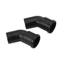 Glow - worm Pair of 45 Degree Black Plume Bends - JJ Building Materials