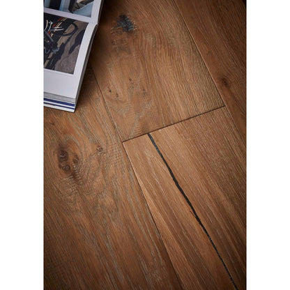 Grasmere Smoked Oak Hand finished Natural Oil Engineered Wood Flooring - 2.17m2 Pack Size | Contemporary Range - JJ Building Materials