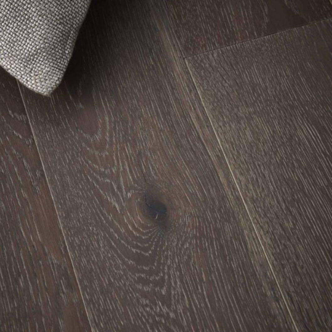 Gulvain Smoked Oak Brushed UV Lacquer Engineered Wood Flooring - 1.98m2 Pack Size | Classic Range - JJ Building Materials
