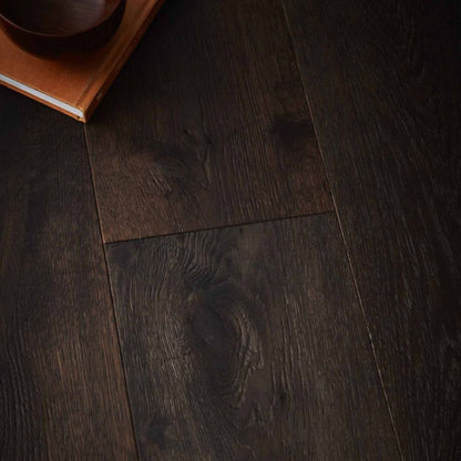 Hackfall Smoked Oak Hand finished UV Oil Engineered Wood Flooring - 2.17m2 Pack Size | Contemporary Range