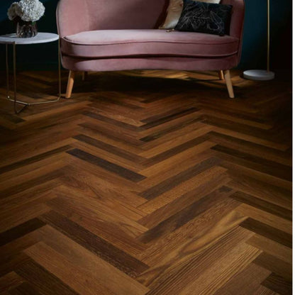 Harlsden Smoked Smooth Natural Oil Protect Engineered Wood Flooring - 1.68m2 Pack Size | Parquet Range