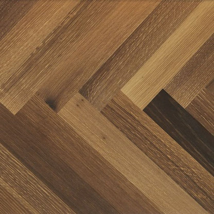 Harlsden Smoked Smooth Natural Oil Protect Engineered Wood Flooring - 1.68m2 Pack Size | Parquet Range - JJ Building Materials