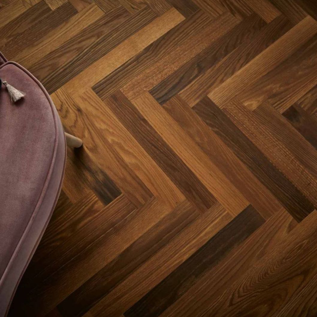 Harlsden Smoked Smooth Natural Oil Protect Engineered Wood Flooring - 1.68m2 Pack Size | Parquet Range - JJ Building Materials