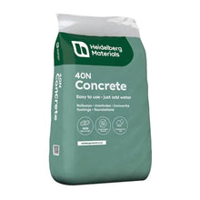 Heidelberg 40N Concrete 20kg Poly Bag - JJ Building Materials