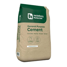Heidelberg General Purpose Cement in Paper Bag 25kg - JJ Building Materials